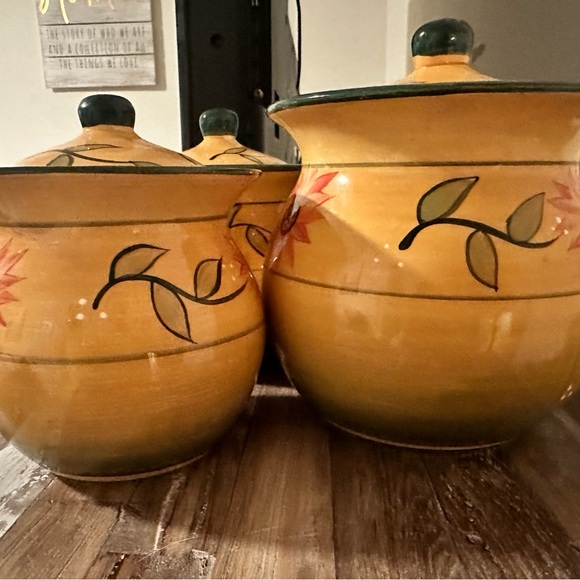 Sunflower Kitchen Canisters - Picture 2 of 4